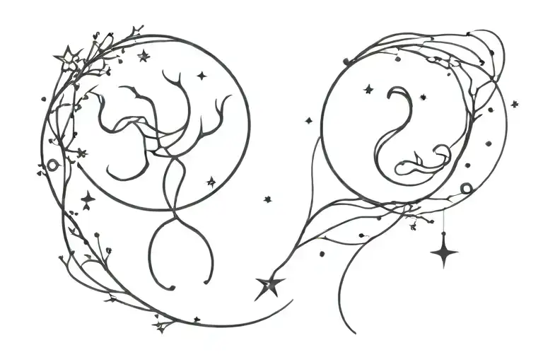 Virgo And Scorpio Constellation