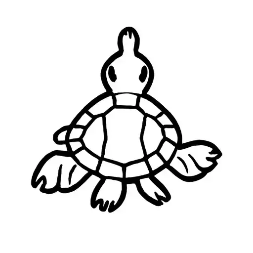 Turtle With An Addiction Recovery Symbol