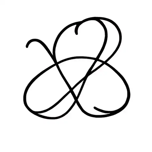 Minimalis Infinty Love And Honey Tatto