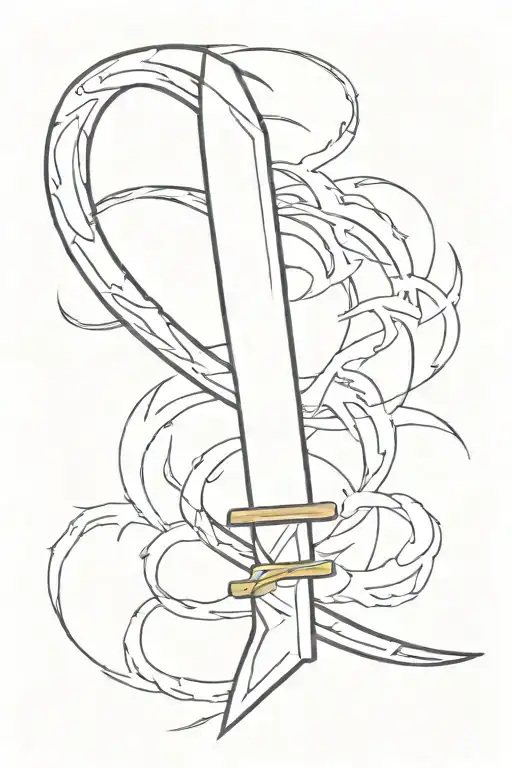 Katana Around The Lightning Blade