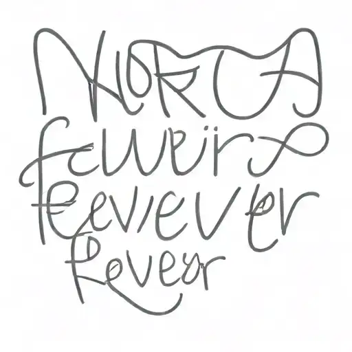 Word Fever In Some Handwriting Font