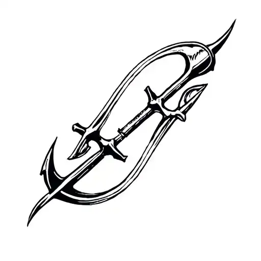 Nautical Tattoo For A Men's Thigh That Relates To The Chesapeake Bay