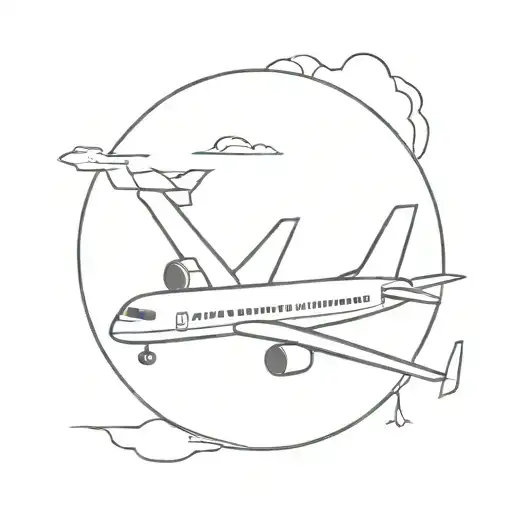 Travel Airplane Flying