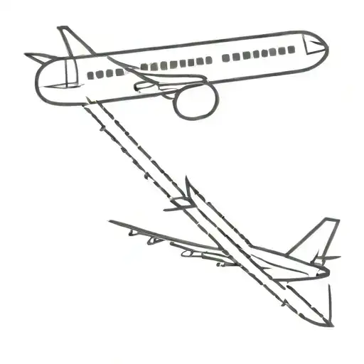 Music And Airplane Flying