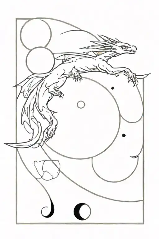 Soft Dragon And Moon Phases
