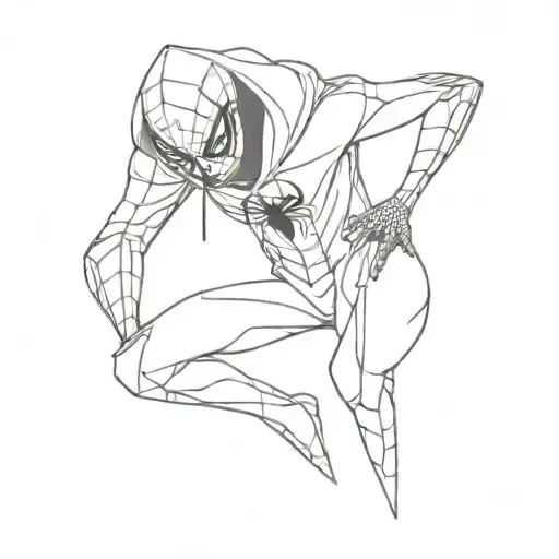 Spider Man In A Hoodie Half Skeleton