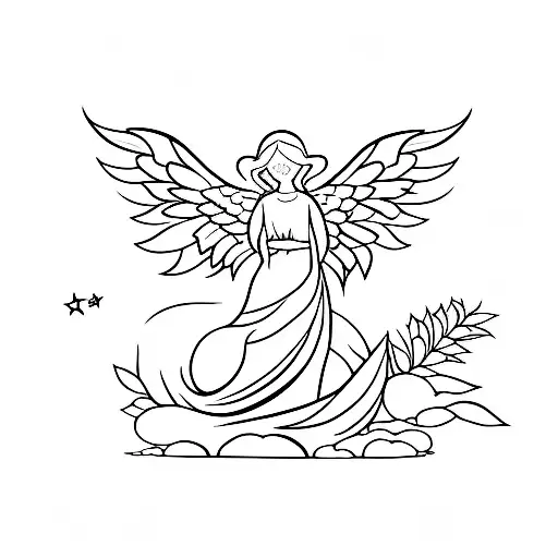 Angel Out Of Letters Ah