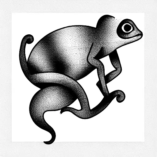 Chameleon For Three Friends