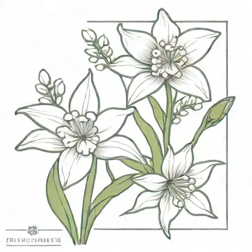 Daffodil And Lily Of Valley