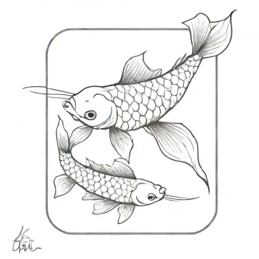Gin And Gan Koi Fish