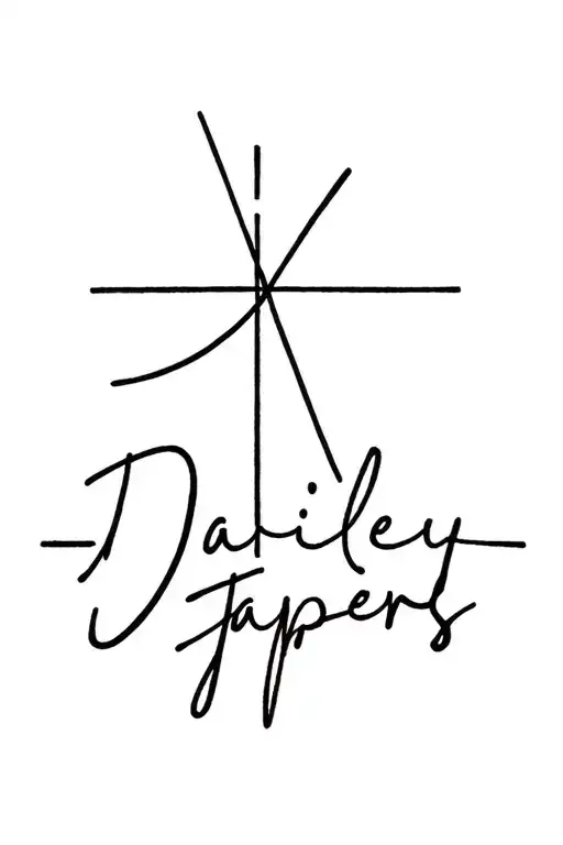 Fine Line Name Daley Jaspers With Cross