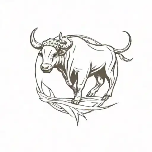 Bull With Scythe