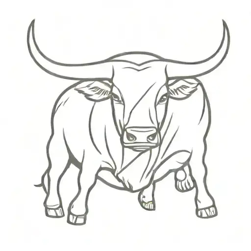 Bull And With A Scythe