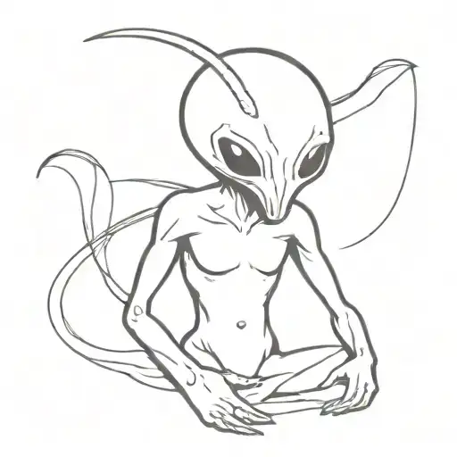 Minimalistic Alien
