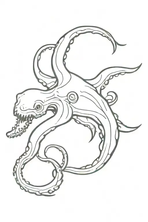 Scuba Ocean Shark Octopus