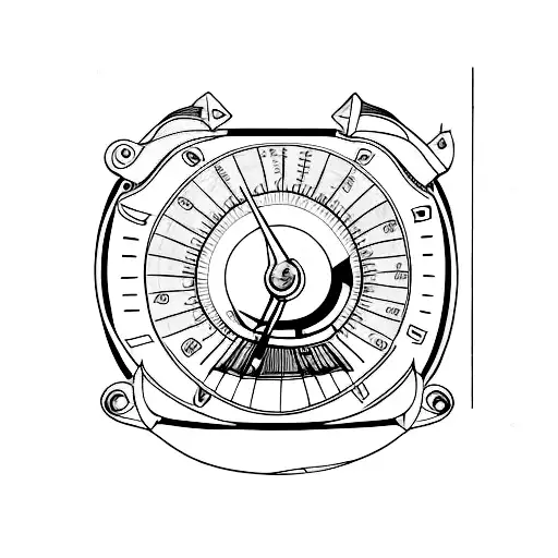 Vintage Car Dashboard