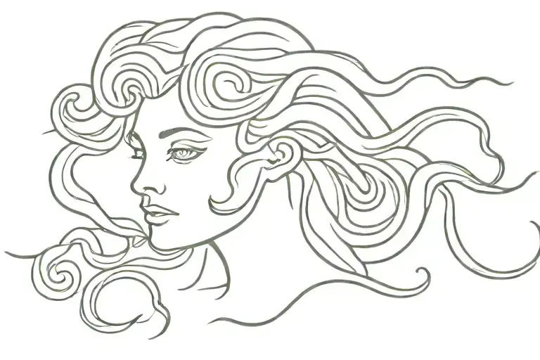 Fine Line Medusa