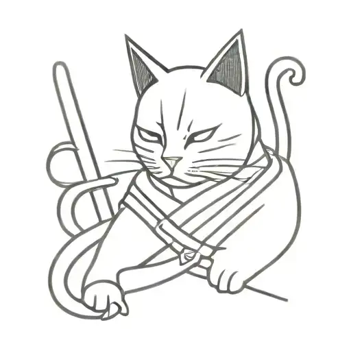 Samurai Cat