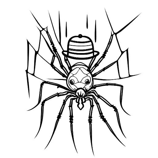 Spider With Hat
