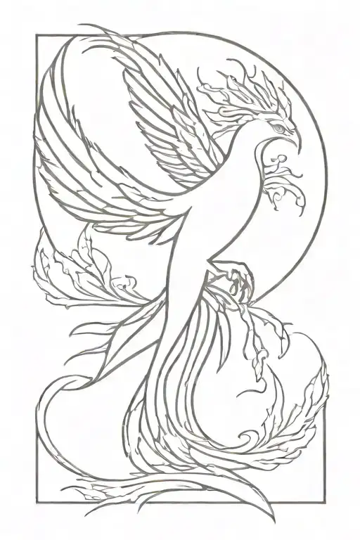 Phoenix Rising From Ashes