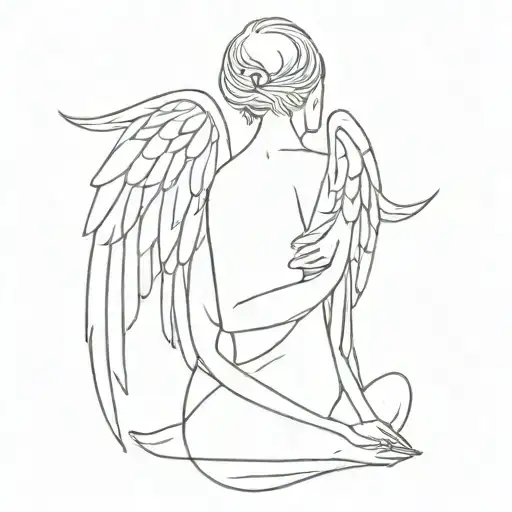 1946 Between Angel Wings