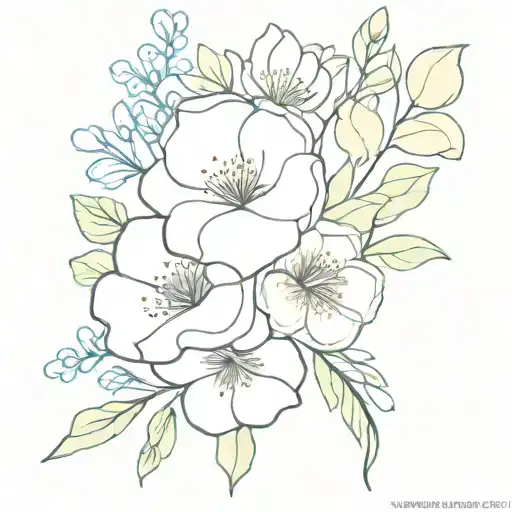 Birth Flower Bouquet