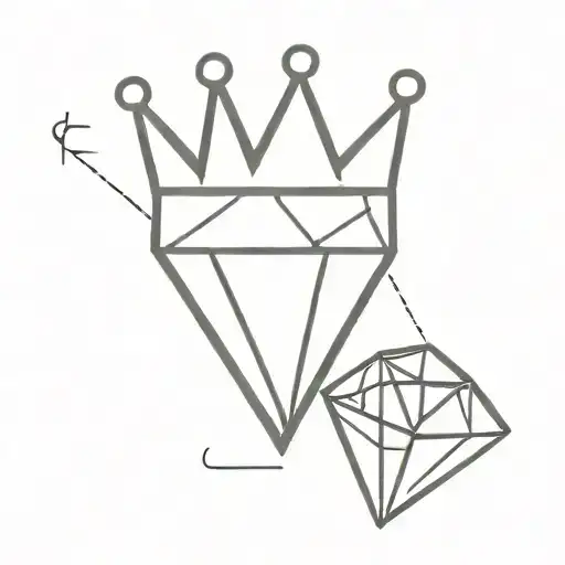 Diamond With Crown