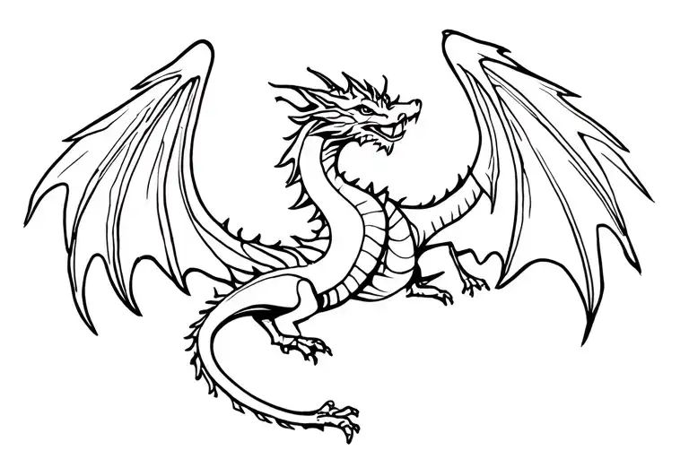 Dragon With Wings