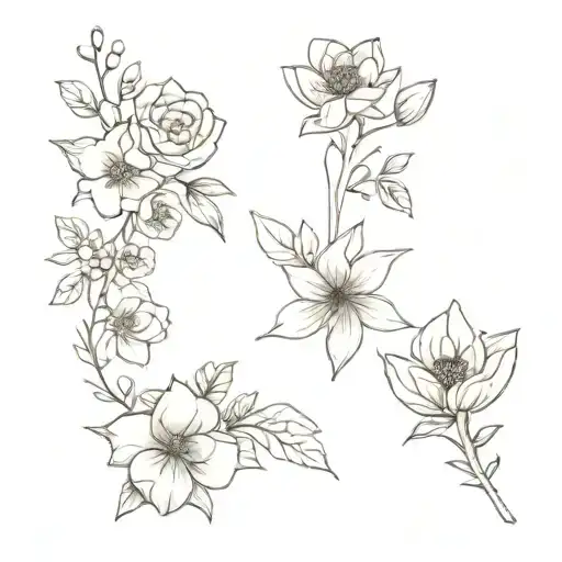 April May And October Birth Flower Bouquet