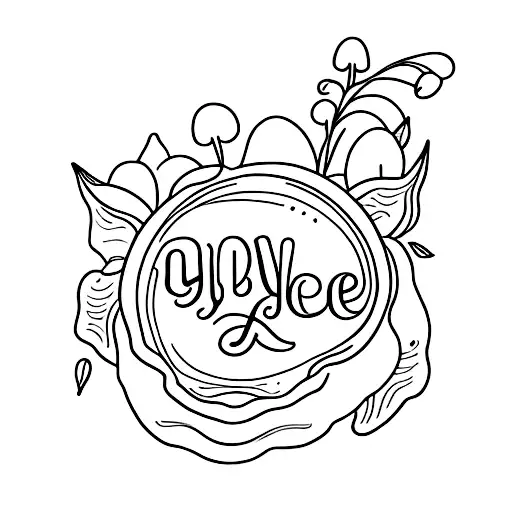 Lily Of The Valley With The Name Joyce In The Steam