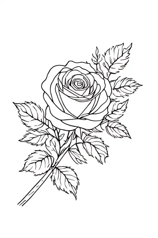 Fine Line Rose Bouquet