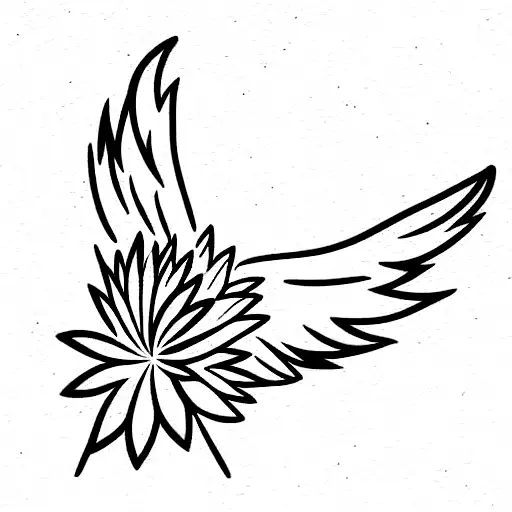 Aster With Angel Wings