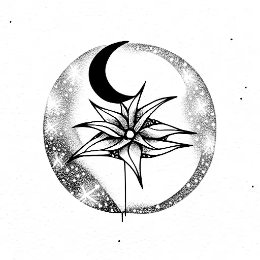 Moon Flower Sparkles