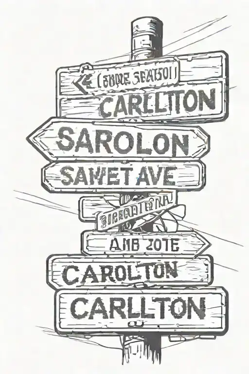 A Streetsign That Says S Carrollton Ave
