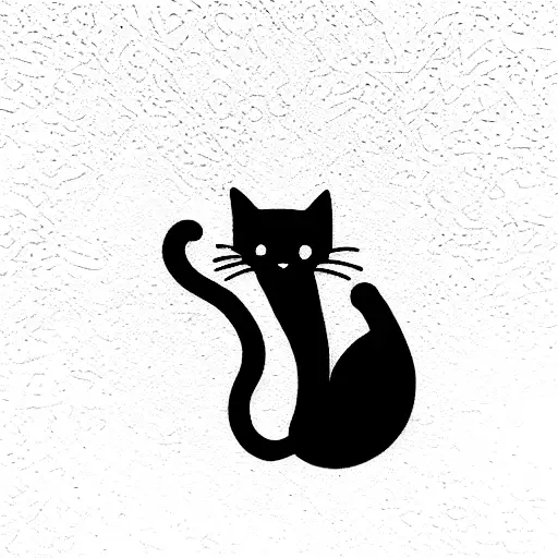 Simple Cat Tattoo