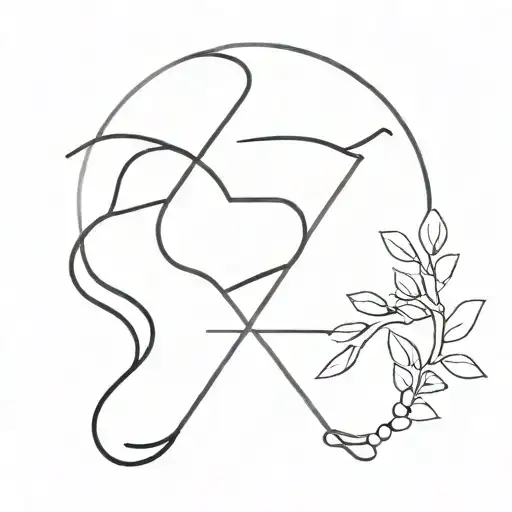 Two Figure Hugging Stick With The Word Yambi