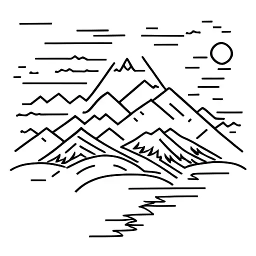 Nature Forest Mountain River