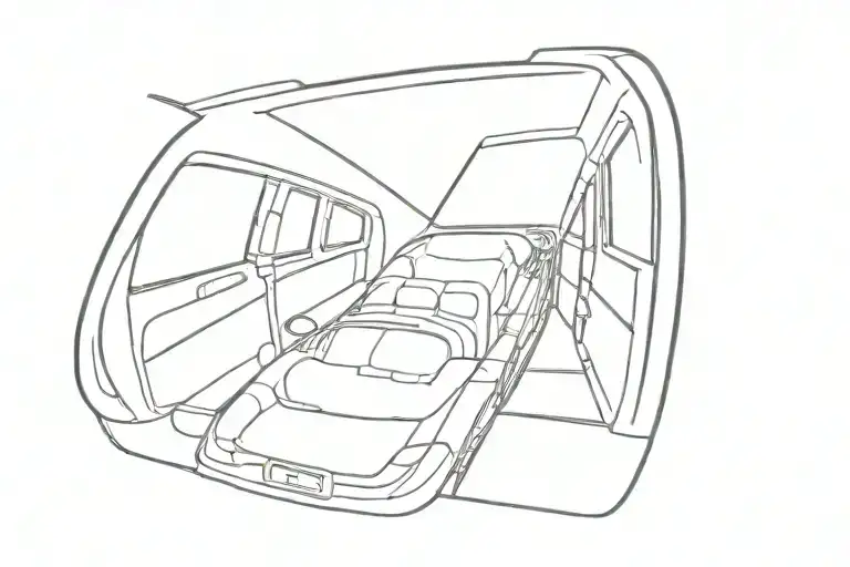 Car With Sunroof Open And Arms Out The Windows Looks