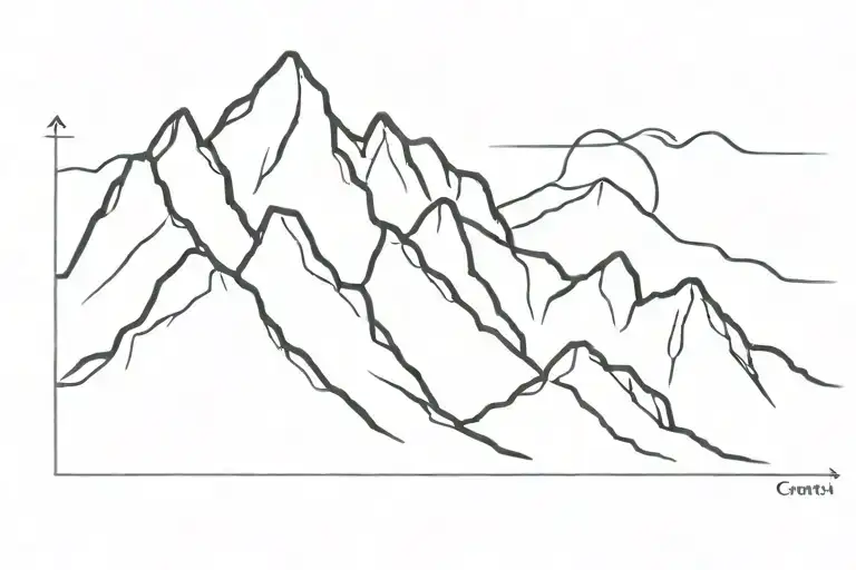 Mountain With Gradual Descent