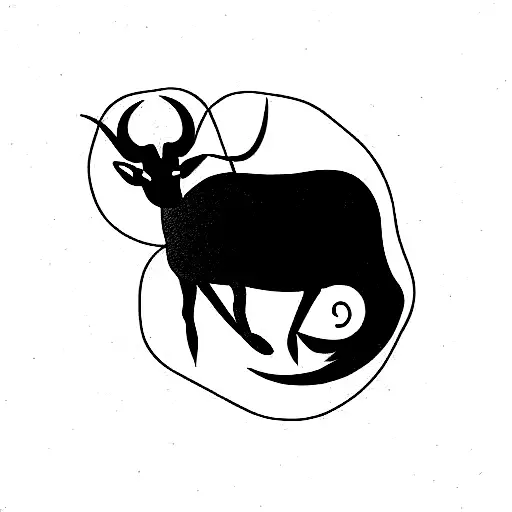 Minimalistic Capricorn Number 17