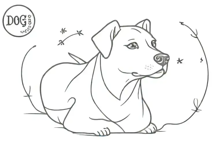 Dog Memory Simple Words