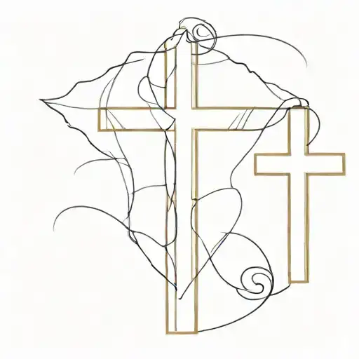 Cross With Mom And Dad