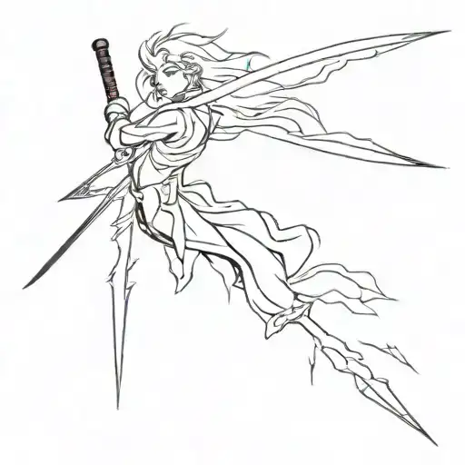 Lightning With Katana