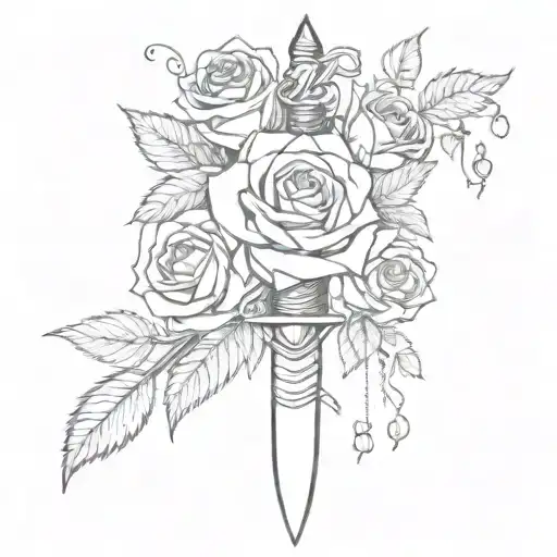 Dagger And Roses