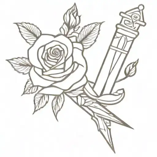 Dagger And Roses