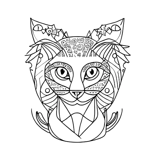 Cat Aesthetic Elegant