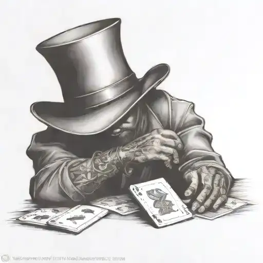 An Old Western Poker Game