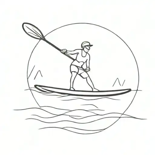 Paddle Board On Water