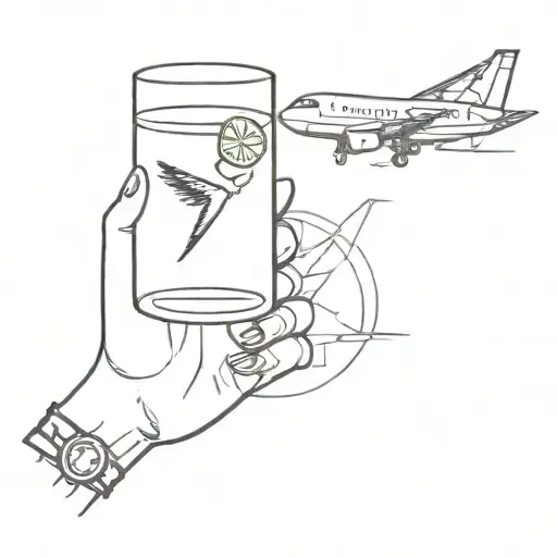 Gin And Airplane Best Friend