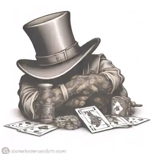 An Old Western Poker Game